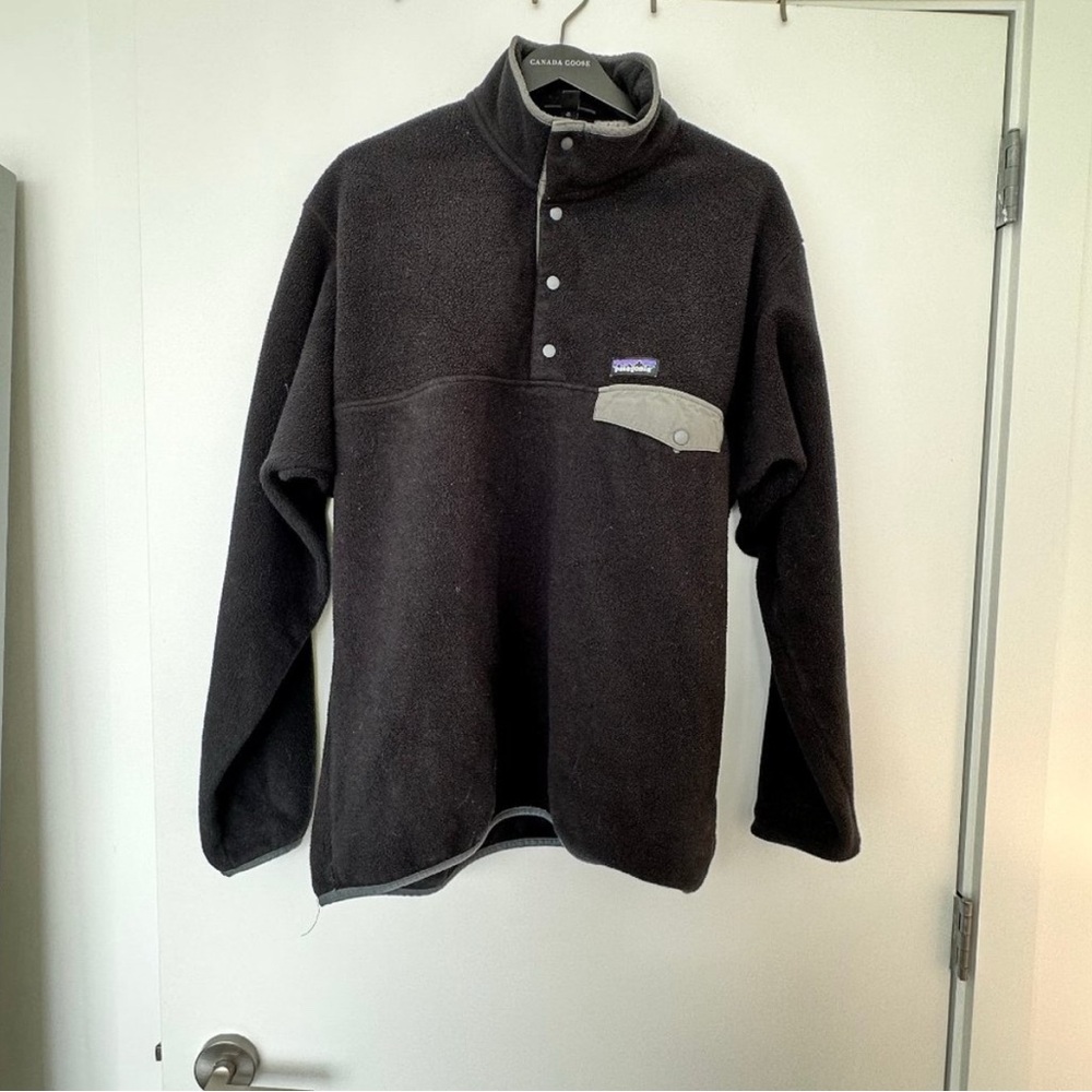 Patagonia Synchilla Black Fleece Pullover